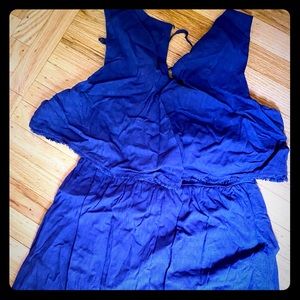 Navy blue romper